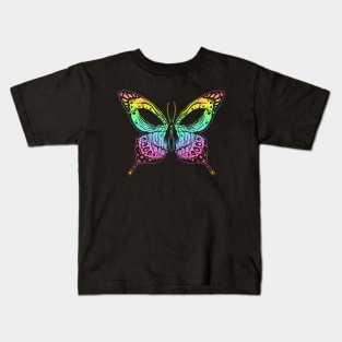 Butterfly skull Kids T-Shirt